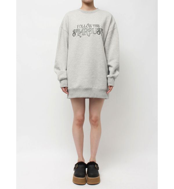 EVRIS「STARDUSTラインストーンBIGスウェットトップス」|スウェット・ジャージ|