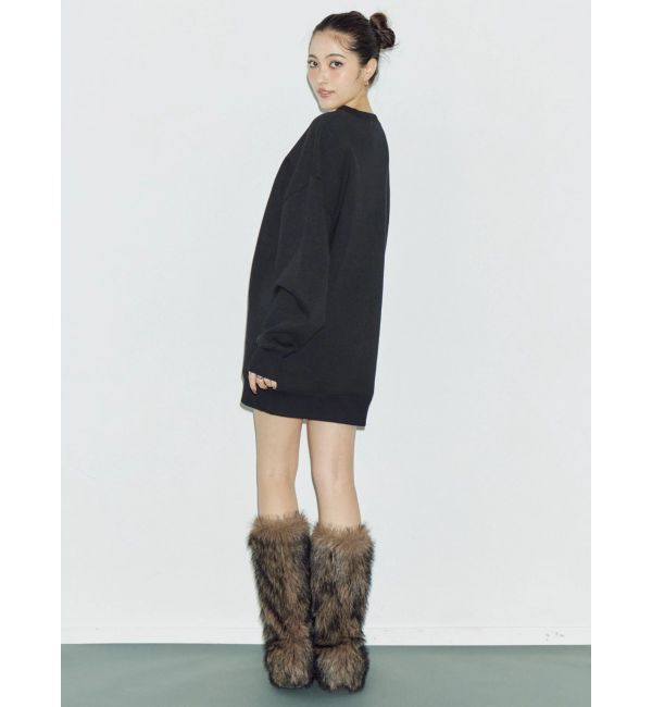 EVRIS「STARDUSTラインストーンBIGスウェットトップス」|スウェット・ジャージ|