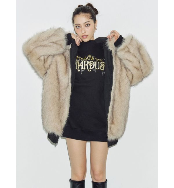 EVRIS「STARDUSTラインストーンBIGスウェットトップス」|スウェット・ジャージ|