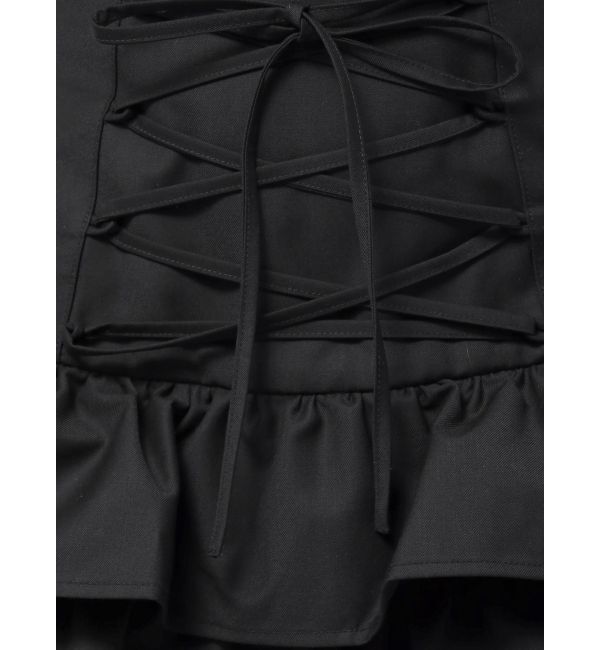 jouetie「レースアップティアードミニスカパン【セットアップ対応】」|スカート|