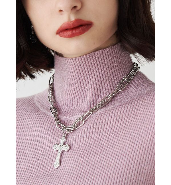 jouetie「クロスレイヤードネックレス」|ネックレス|