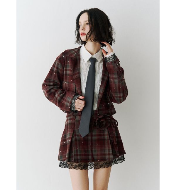 jouetie「ローズモチーフミニスカパン【セットアップ対応】」|スカート|