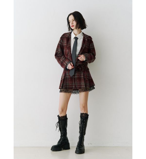 jouetie「ローズモチーフミニスカパン【セットアップ対応】」|スカート|