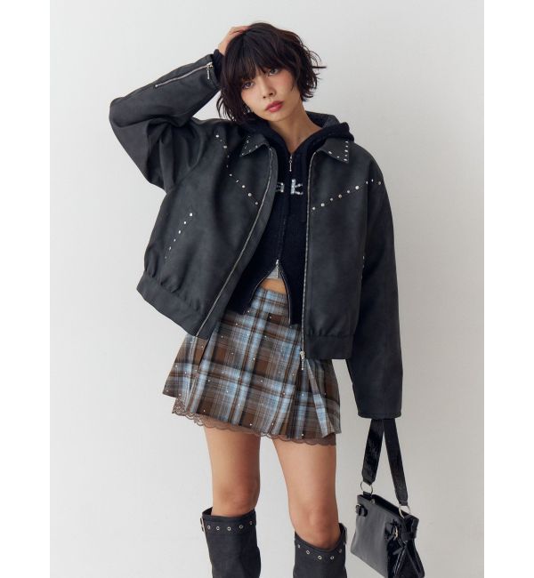 jouetie「ローズモチーフミニスカパン【セットアップ対応】」|スカート|