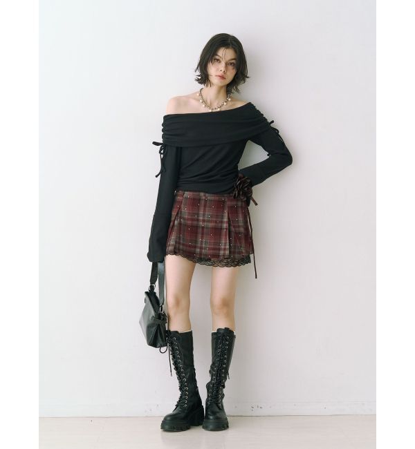 jouetie「ローズモチーフミニスカパン【セットアップ対応】」|スカート|