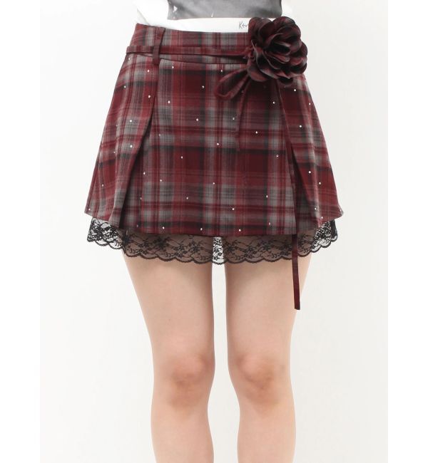 jouetie「ローズモチーフミニスカパン【セットアップ対応】」|スカート|