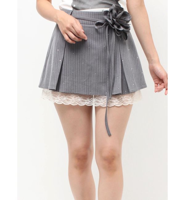 jouetie「ローズモチーフミニスカパン【セットアップ対応】」|スカート|
