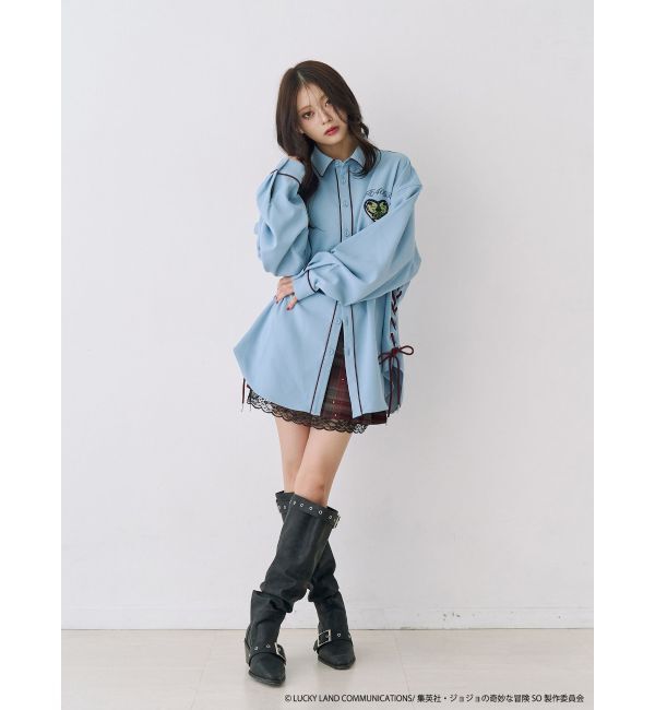 jouetie「【アニメ『ジョジョの奇妙な冒険 ストーンオーシャン』&times;jouetie】BIGシャツ」|シャツ・ブラウス|