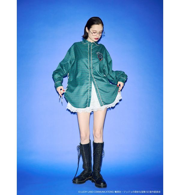 jouetie「【アニメ『ジョジョの奇妙な冒険 ストーンオーシャン』&times;jouetie】BIGシャツ」|シャツ・ブラウス|