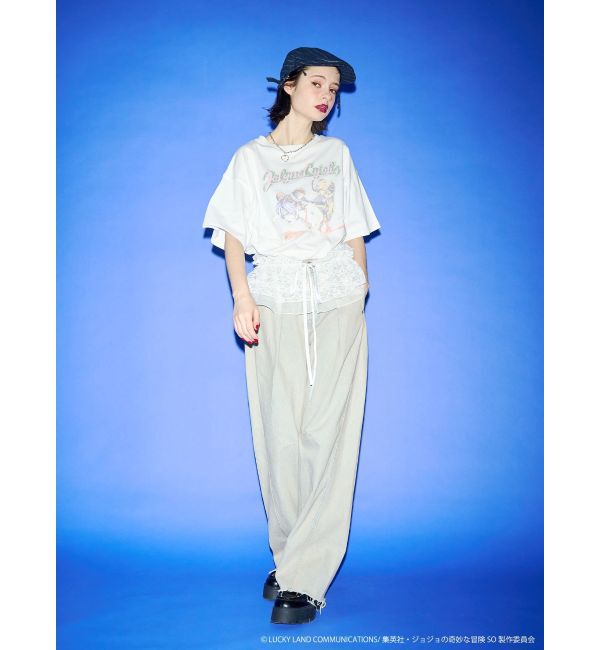 jouetie「【アニメ『ジョジョの奇妙な冒険 ストーンオーシャン』&times;jouetie】オーバーTシャツ」|Tシャツ・カットソー|