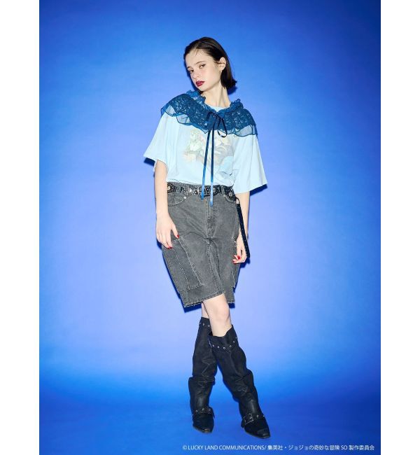 jouetie「【アニメ『ジョジョの奇妙な冒険 ストーンオーシャン』&times;jouetie】オーバーTシャツ」|Tシャツ・カットソー|