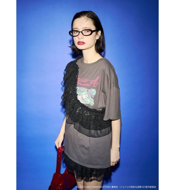 jouetie「【アニメ『ジョジョの奇妙な冒険 ストーンオーシャン』&times;jouetie】オーバーTシャツ」|Tシャツ・カットソー|