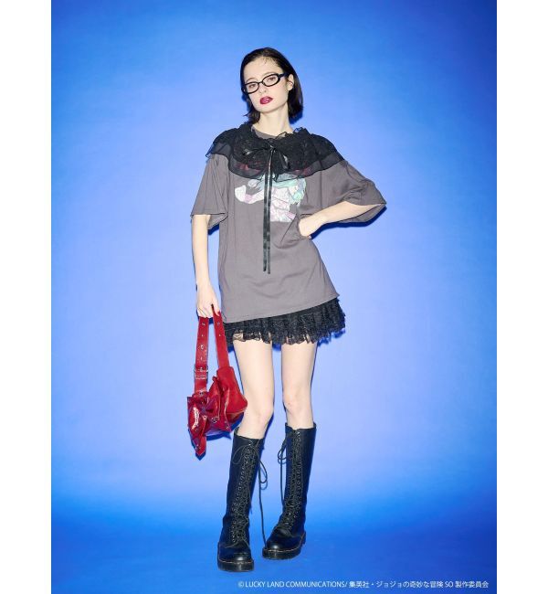 jouetie「【アニメ『ジョジョの奇妙な冒険 ストーンオーシャン』&times;jouetie】オーバーTシャツ」|Tシャツ・カットソー|