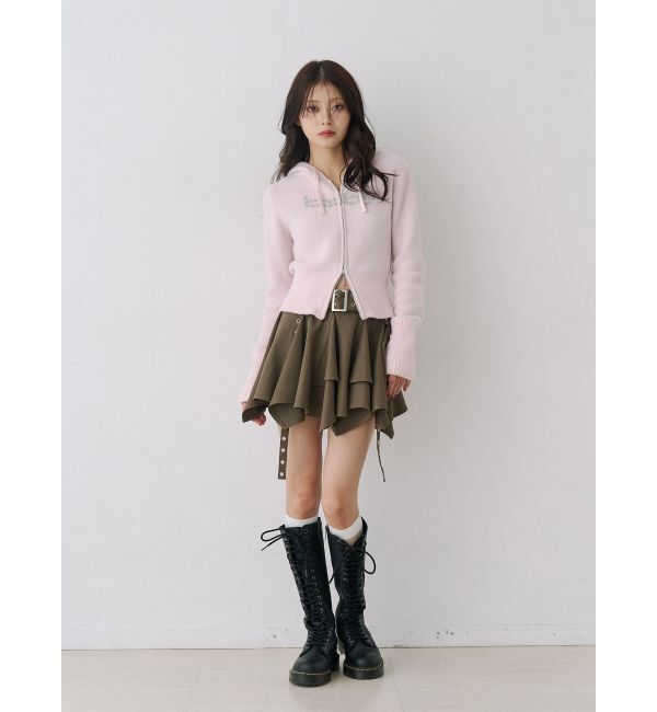 jouetie「アシメヘムベルテッドミニスカート」|スカート|