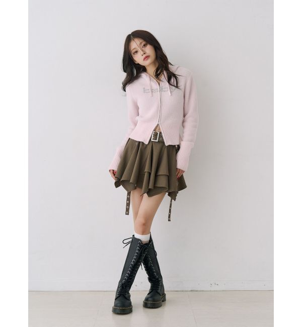 jouetie「アシメヘムベルテッドミニスカート」|スカート|