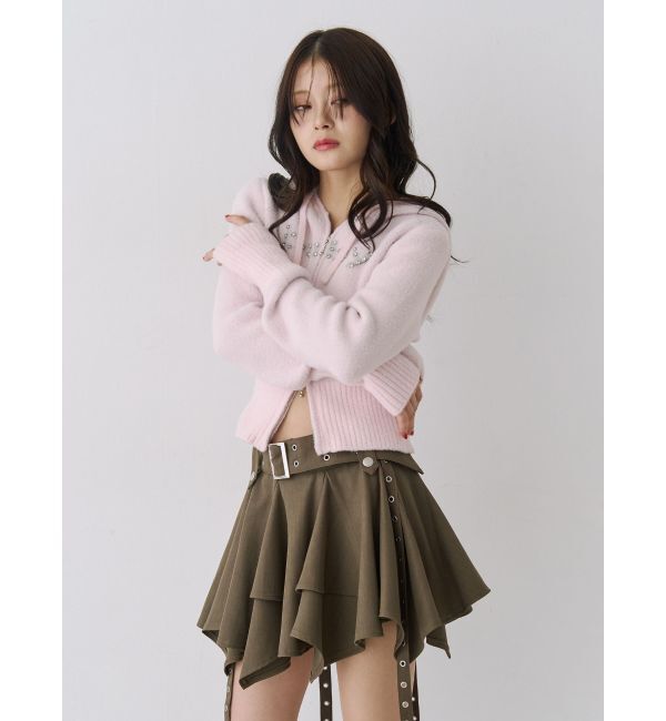 jouetie「アシメヘムベルテッドミニスカート」|スカート|