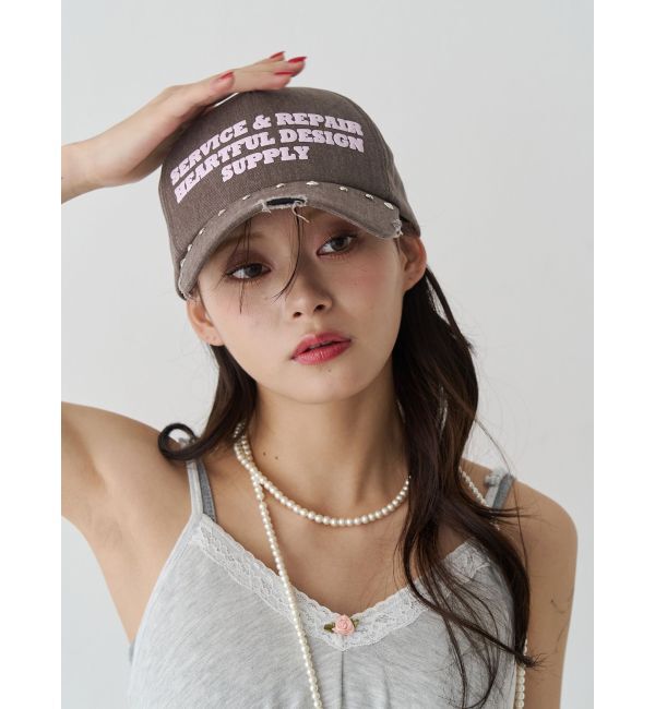 jouetie「スタッズロゴキャップ」|キャップ・キャスケット|