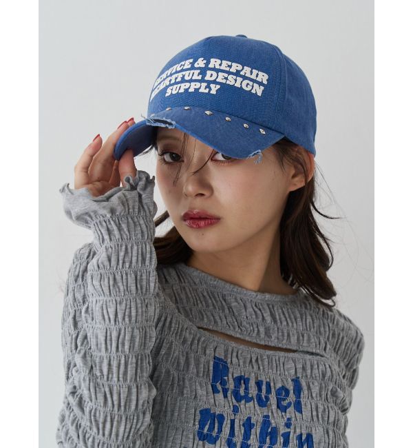 jouetie「スタッズロゴキャップ」|キャップ・キャスケット|