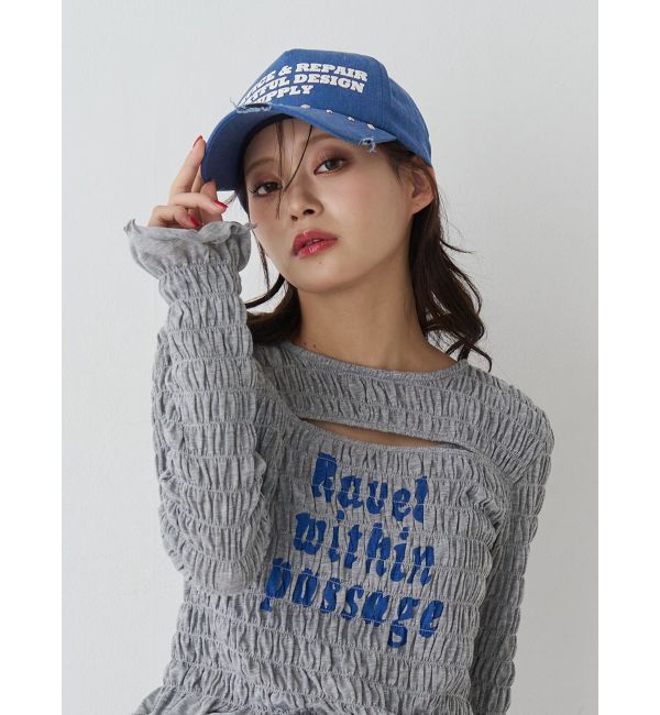 jouetie「スタッズロゴキャップ」|キャップ・キャスケット|