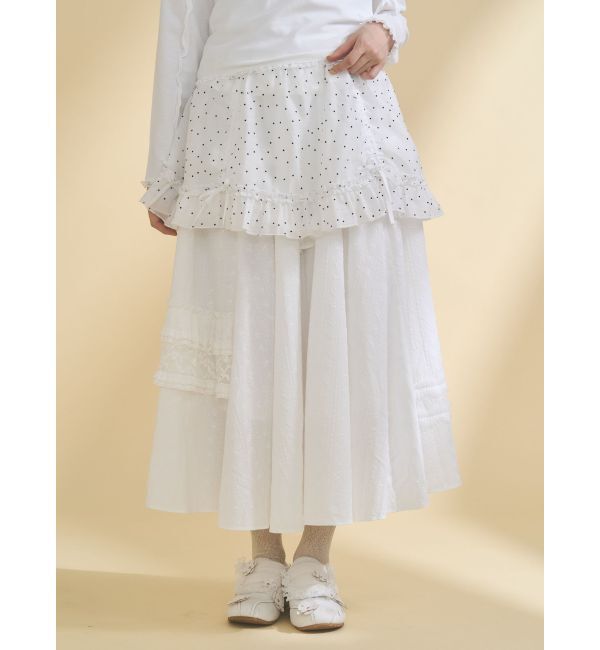 merry jenny「デコラティブリボンフレアスカート」|スカート|