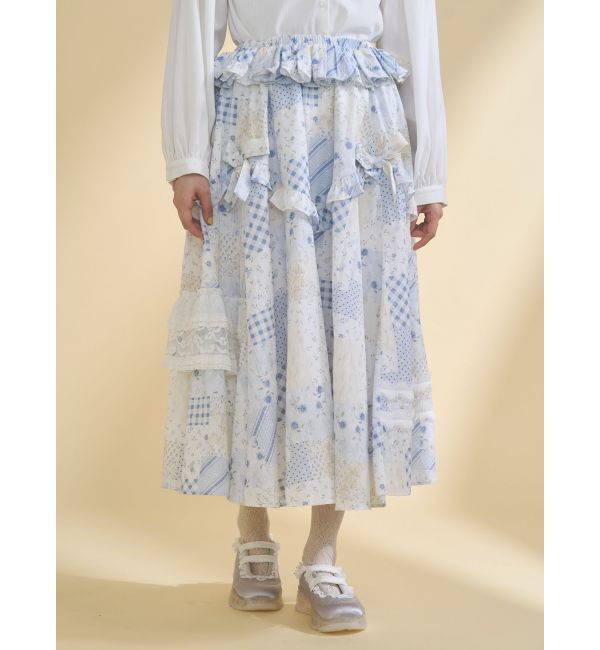 merry jenny「デコラティブリボンフレアスカート」|スカート|