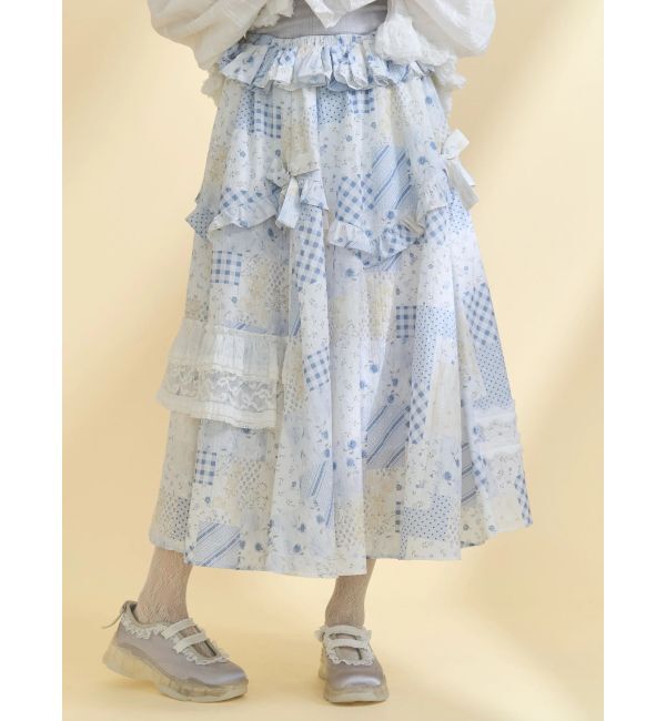 merry jenny「デコラティブリボンフレアスカート」|スカート|