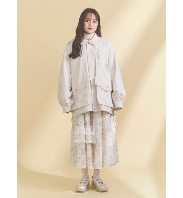 merry jenny「デコラティブリボンフレアスカート」|スカート|