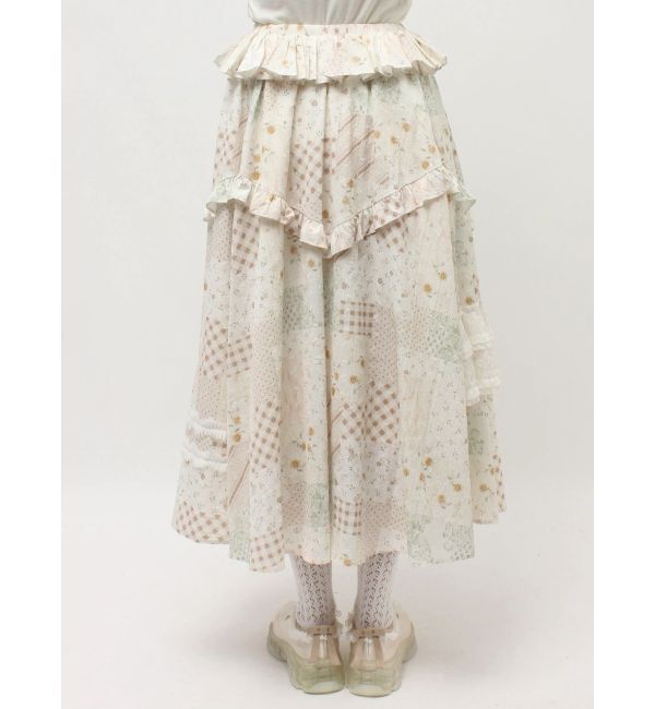 merry jenny「デコラティブリボンフレアスカート」|スカート|