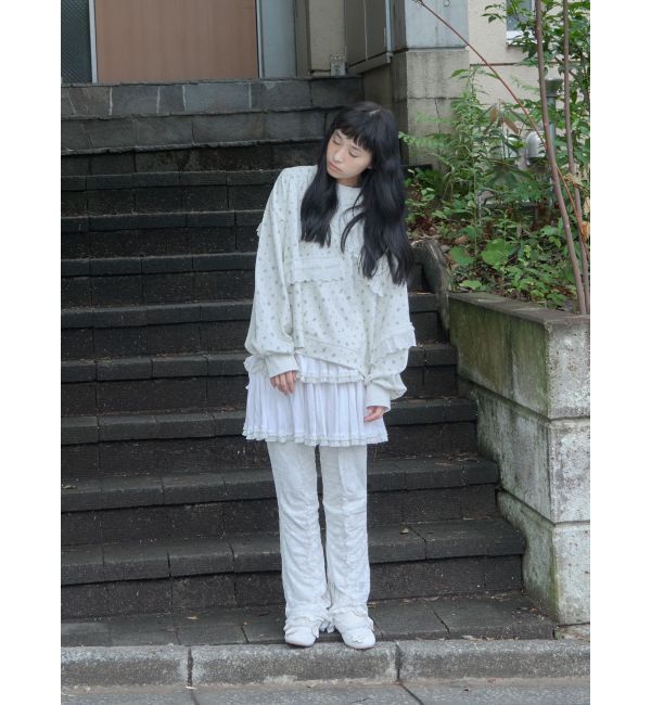 merry jenny「カットティアードミニスカート」|スカート|