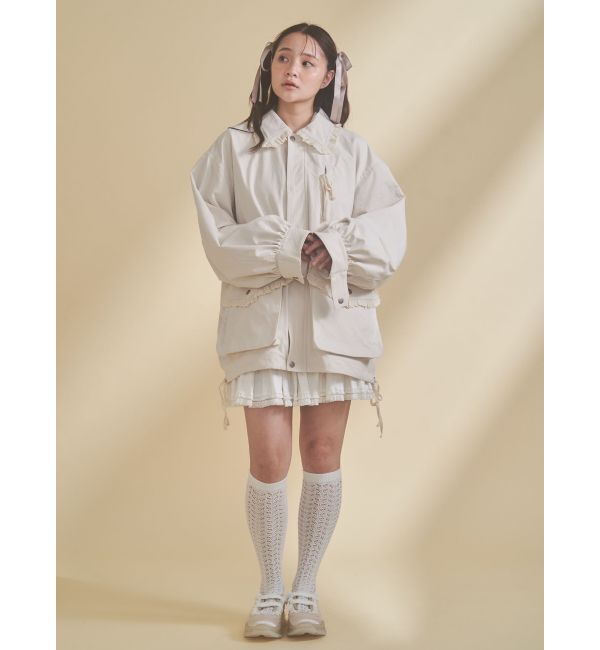 merry jenny「カットティアードミニスカート」|スカート|