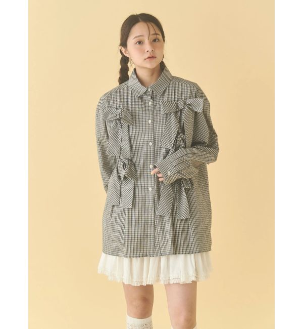 merry jenny「カットティアードミニスカート」|スカート|