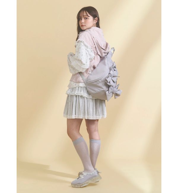 merry jenny「カットティアードミニスカート」|スカート|