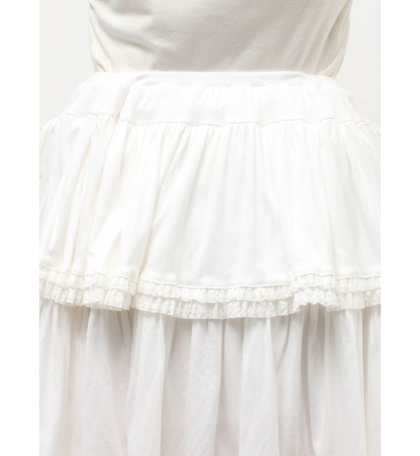 merry jenny「カットティアードミニスカート」|スカート|