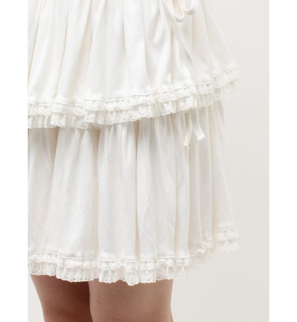 merry jenny「カットティアードミニスカート」|スカート|