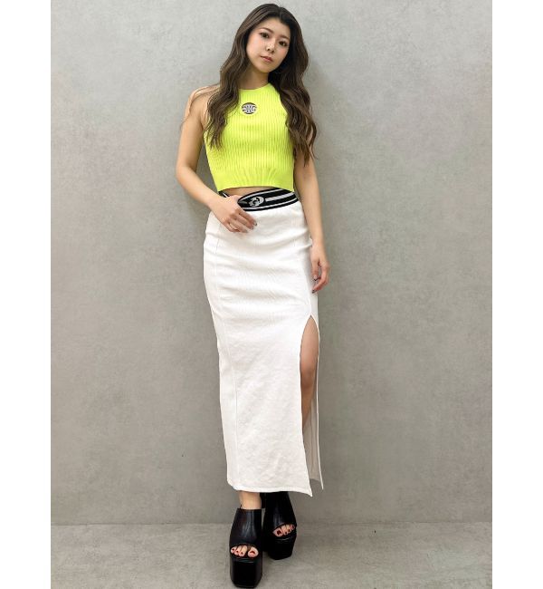 GYDA「GD JQ DEEPスリットLONGスカートライクショートパンツ」|スカート|