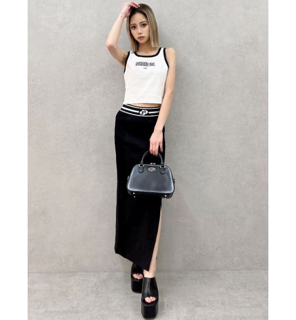 GYDA「GD JQ DEEPスリットLONGスカートライクショートパンツ」|スカート|