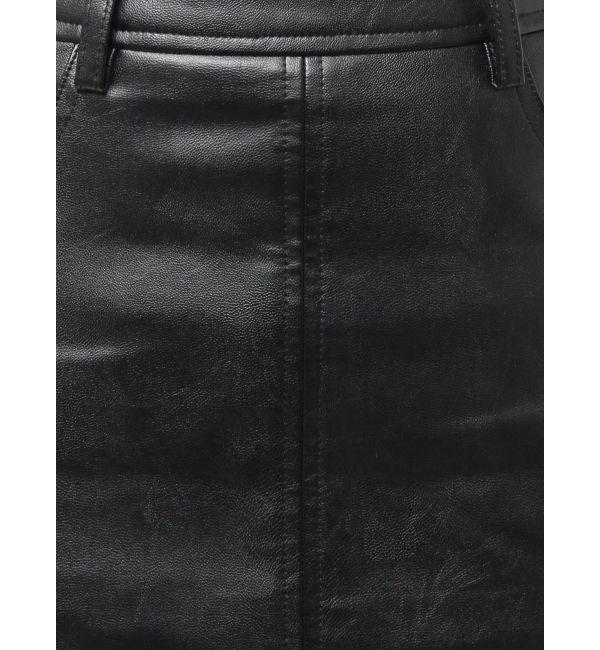 GYDA「フェイクレザースカートライクショートパンツ」|スカート|