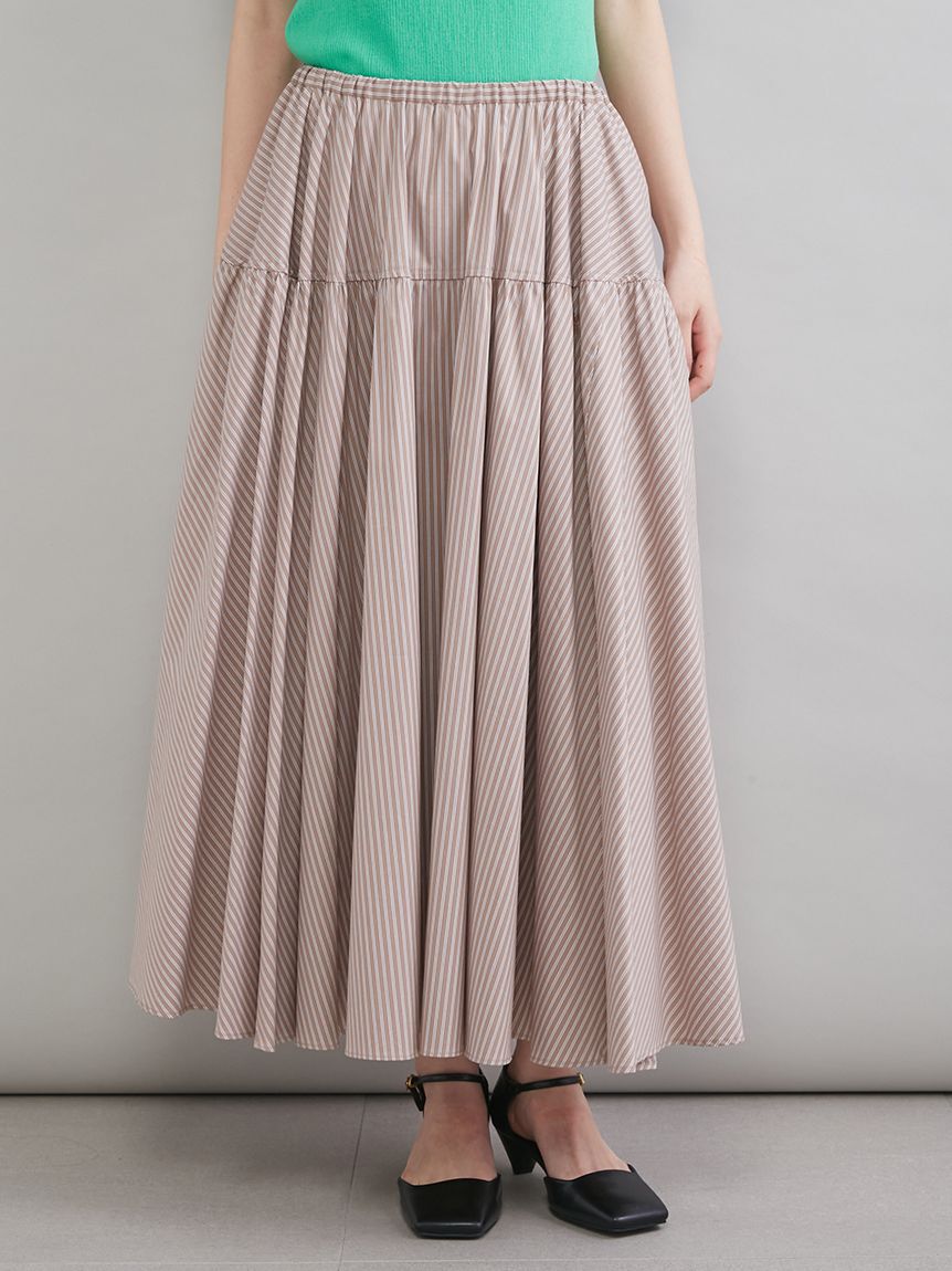 Mila Owen「ウエストボリュームフレアスカート」|スカート|