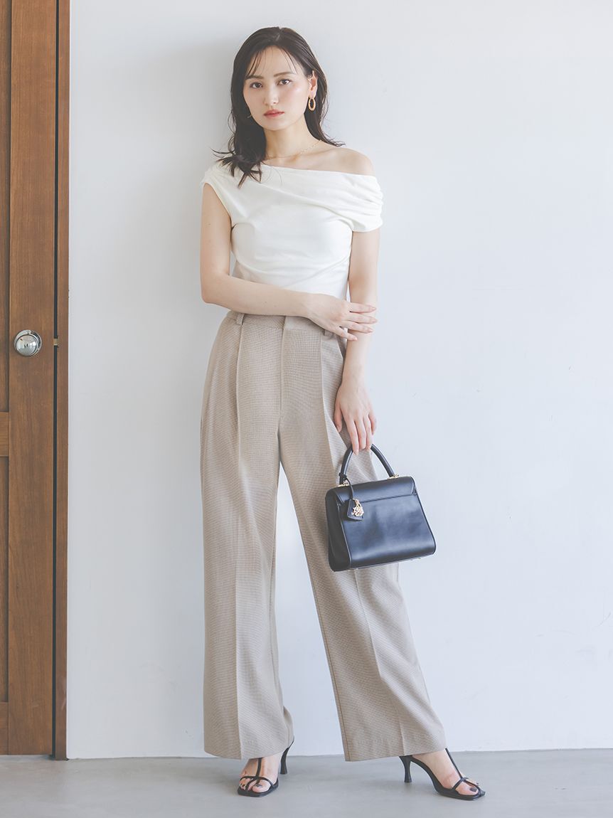 SNIDEL「ルーズネックカットプルオーバー」|Tシャツ・カットソー|