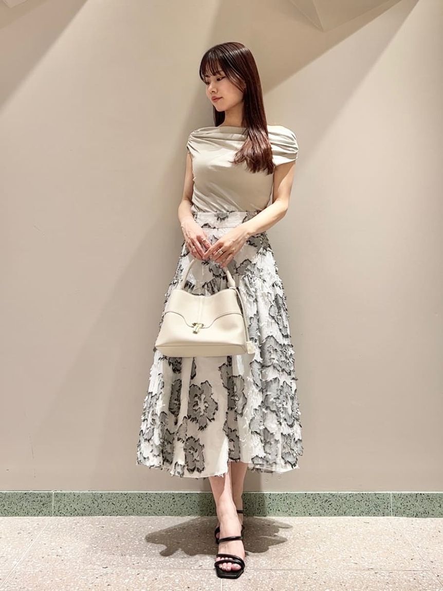 SNIDEL「ルーズネックカットプルオーバー」|Tシャツ・カットソー|