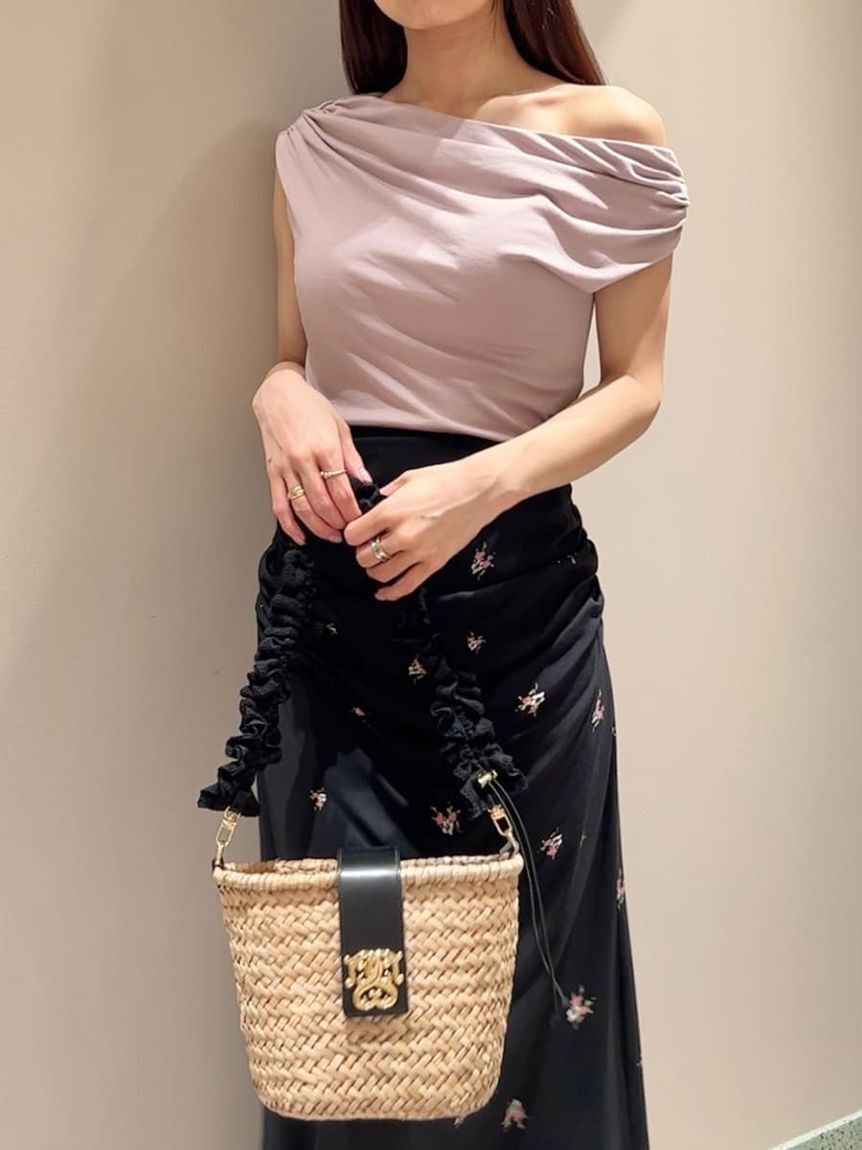 SNIDEL「ルーズネックカットプルオーバー」|Tシャツ・カットソー|