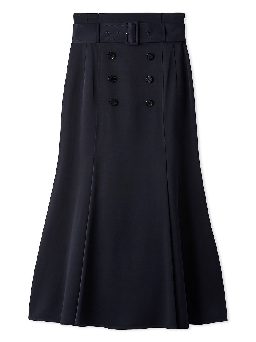 CELFORD「トレンチデザインマーメイドスカート」|スカート|NVY