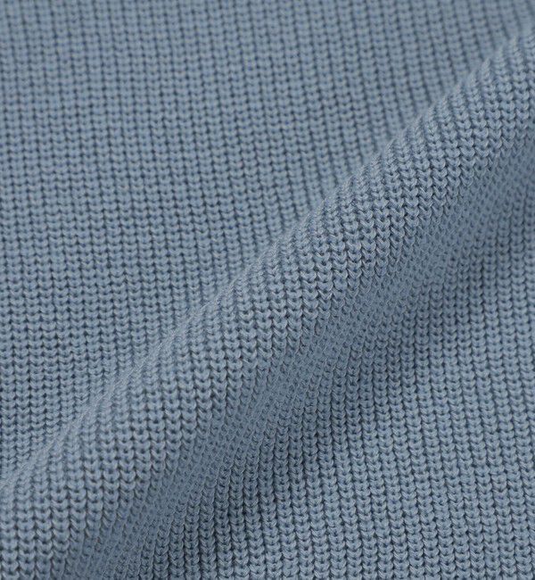 MACKINTOSH PHILOSOPHY「片畦プレーティング クルーネックプルオーバーニット」|ニット・セーター|