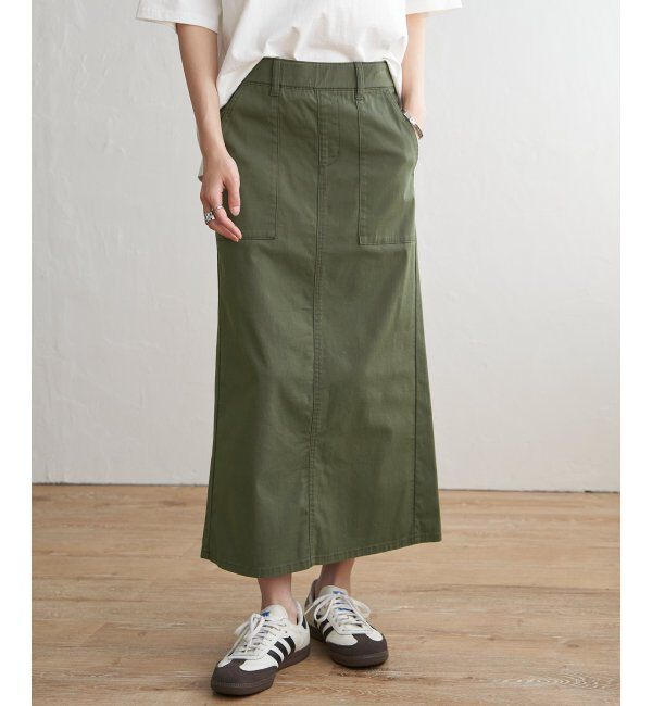 Lbc with Life「さらひやプラスIラインスカート」|スカート|