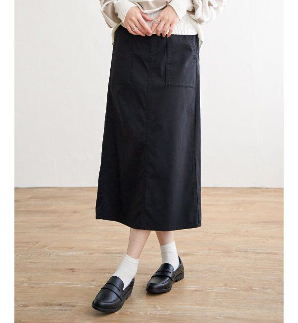 Lbc with Life「さらひやプラスIラインスカート」|スカート|