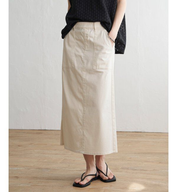 Lbc with Life「さらひやプラスIラインスカート」|スカート|