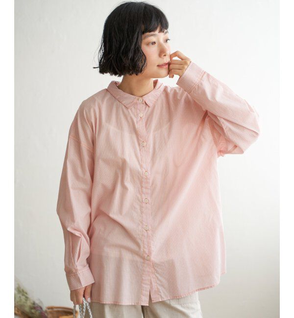 Lbc with Life「ふんわり70コットン2WAYシャツ」|シャツ・ブラウス|