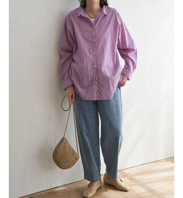 Lbc with Life「ふんわり70コットン2WAYシャツ」|シャツ・ブラウス|