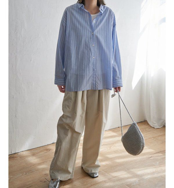 Lbc with Life「ふんわり70コットン2WAYシャツ」|シャツ・ブラウス|