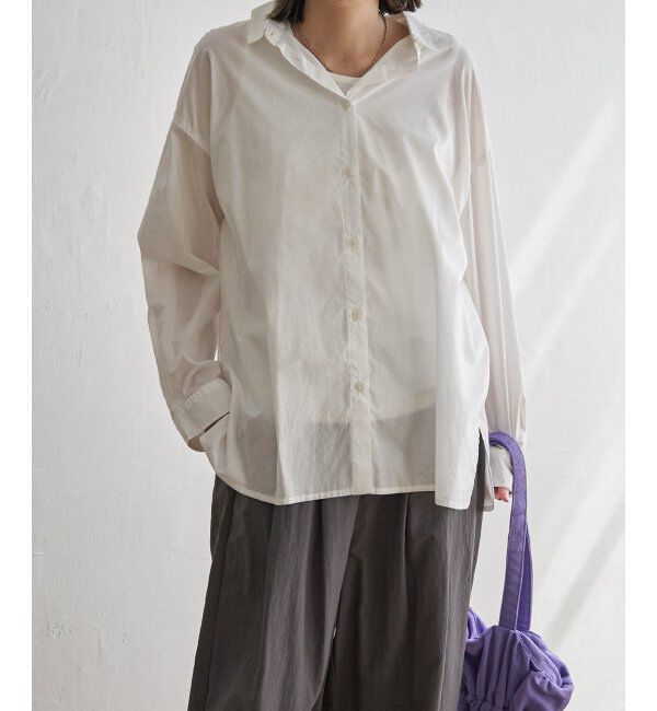 Lbc with Life「ふんわり70コットン2WAYシャツ」|シャツ・ブラウス|